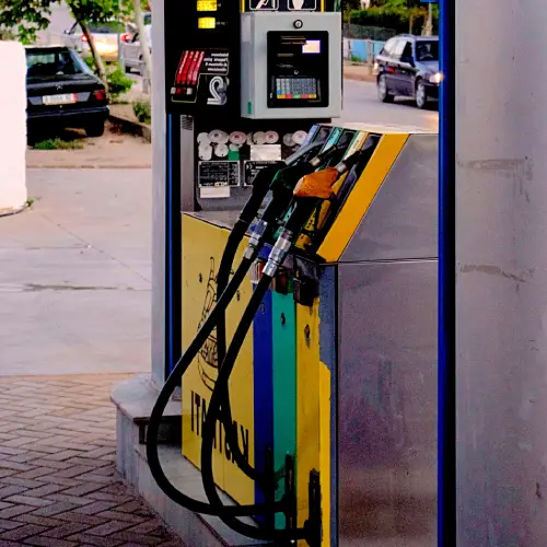 Concrete Fuel Pump Areas